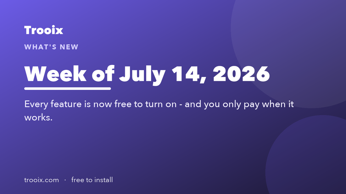What's new — week of July 14, 2026