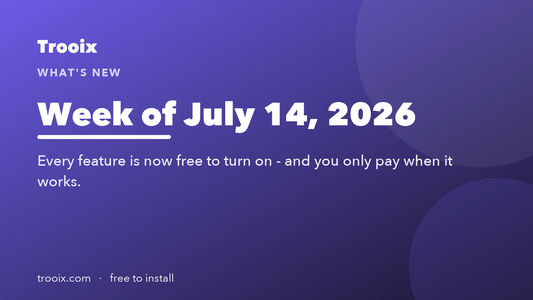 What's new — week of July 14, 2026