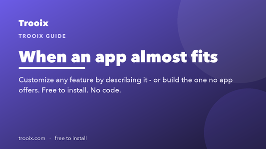 Coming from Vitals? What to Do When an App Almost Fits