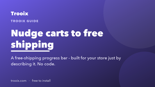 Free Shipping Bar: Nudge Shoppers to a Bigger Cart
