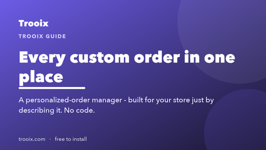 Personalized Orders: Every Custom Order and Print File in One Place