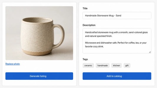 Product Generator: Describe a Product, Get a Published Listing
