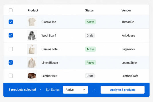 Bulk Operations: Edit Hundreds of Products in One Go